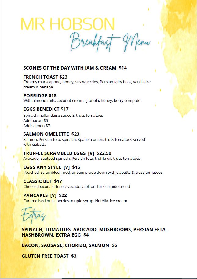 Menu Mr Hobson-4