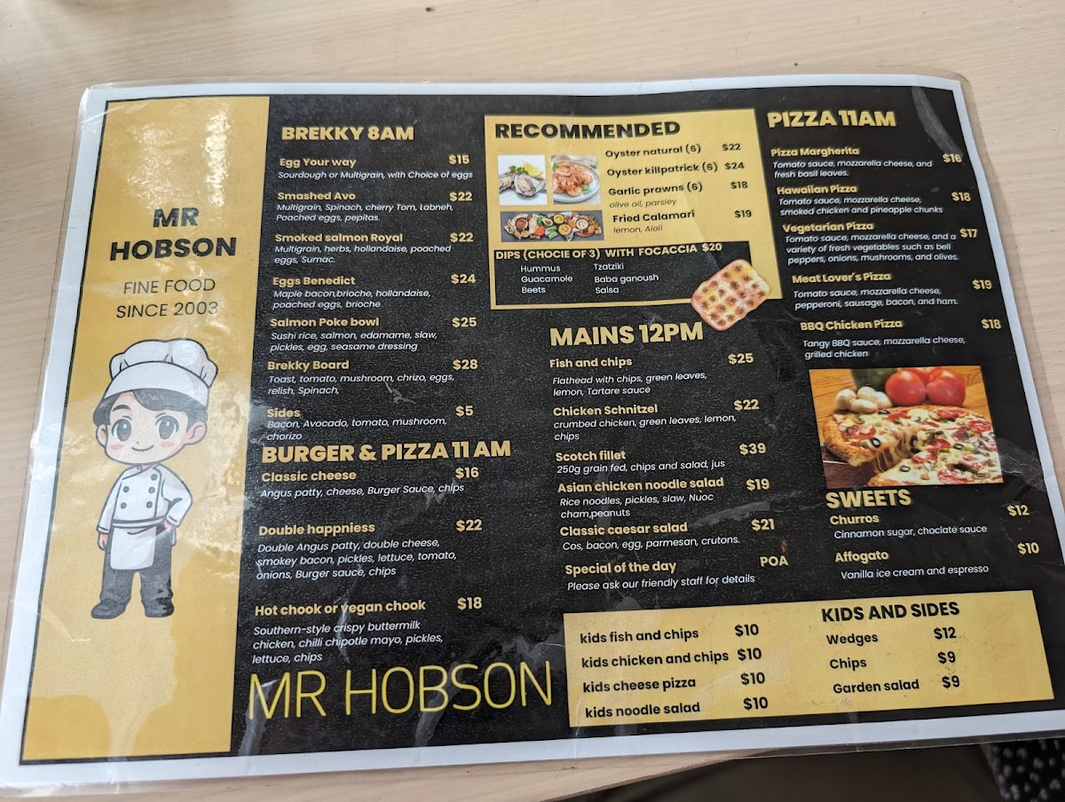 Menu Mr Hobson-5